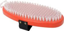 T161O Brush Oval, White Nylon