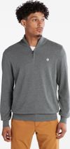 Mens Cotton YD 1/4 Zip Sweater