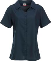 Funktions-Bluse Nadine , Kurzarm, Umlegekragen