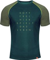 Kurzarm-shirt Merino Kopf Frei