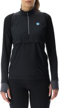Woman Running Exceleration Wind Shirt Long SL Zip UP