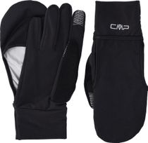Woman Gloves With Laminated Fold-back Mitten