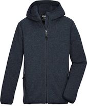 killtec KOW 153 Boys Knitted Fleece Jacket Jungen Midlayer für Outdoor Aktivitäten