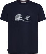 Icebreaker Men Merino Blend Core Short Sleeve Tee Canoe Companions Men's T-shirt for any outdoor activities