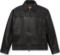 Timberland Mens Leather Bomber Herren Freizeitjacke