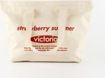 Victoria Shopper Algodón Mensaje Women