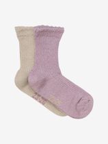 Minymo Socks w. Glitter (2-pack) Kinder Sportsocken