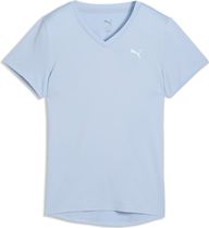 Puma W TAD Essential Vneck Tee Damen Laufshirt