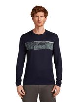 Men Mer 200 Oasis Long Sleeve Crewe Elevation Lin
