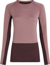 Icebreaker Wom Mer 260 Zoneknit Long Sleeve Crewe Women's technical base layer