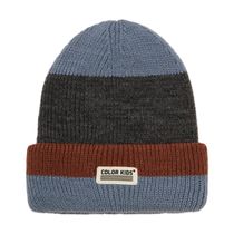Beanie W. Wool & Contrast 742459