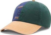 Timberland Mens Split Logo Canvas Baseball Cap