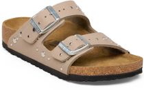 Birkenstock Arizona Rivets Kids SYN Soft Gray Taupe Mädchen Sandalen