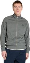 Mens Brushed Back Full Zip Funnel Neck