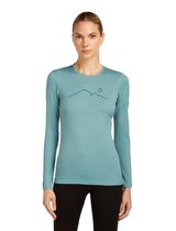 Women Mer 200 Oasis Long Sleeve Crewe Rainer Ridg