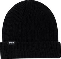 Anon Cuff Beanie True Black