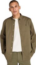 Mens Long Sleeve Stretch Poplin Shirt