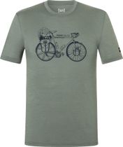 Super.Natural M Wander Wheel Tee Herren T-Shirt für sämtliche Outdoor Aktivitäten