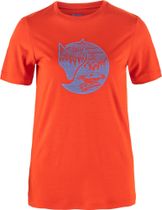 Fjällräven Abisko Wool Fox SS W Damen T-Shirt für sämtliche Outdoor Aktivitäten
