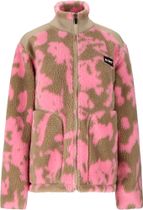 Slope Kendor W AOP Teddy Fleece Jacket Damen Midlayer für Outdoor Aktivitäten