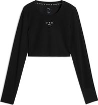 W Puma x Hyrox Shapeluxe LS Crop Tee