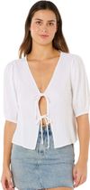 RipCurl Vibe Surf TIE Front TOP Damen T-Shirt für sämtliche Outdoor Aktivitäten