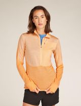 Icebreaker Women Merino Blend 200 Realfleece Descender Long Sleeve Half Zip