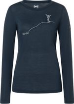Super.Natural W Bergglück LS Damen Langarm Laufshirt