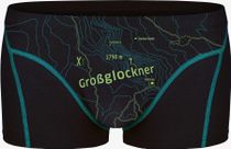 Ein schöner Fleck Erde Boxershorts Grossglockner Schwarz