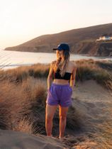 Bleubird Violet Horizon Womens Shorts