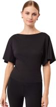 Mandala Back Bow Tee Damen Laufshirt