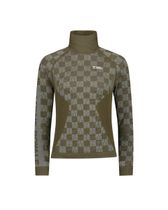 Womens Ascender Merino Seamless Mock Neck Long Sleeve
