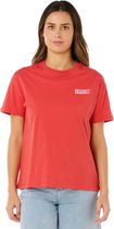 RipCurl Ocean Break Relaxed Tee Damen T-Shirt für sämtliche Outdoor Aktivitäten