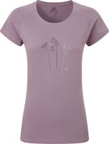 Mountain Equipment Mountain Flower Wmns Tee Damen T-Shirt für sämtliche Outdoor Aktivitäten