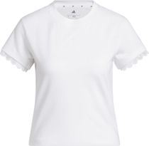 adidas Outlined Logo Graphic T-shirt With Lace ON Sleeve Hems