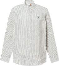 Timberland Mens Linen Striped Shirt (regular)