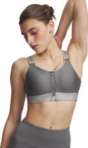 Under Armour Infinity High Zip 2.0 Bra Sport-BH für Damen