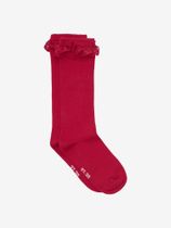 Minymo Knee Sock w. Lace Girls's sports socks