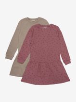 Minymo Sweat Dress LS (2-pack)