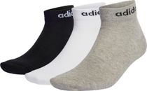 adidas Thin Linear Ankle Socks 3 Pair Pack