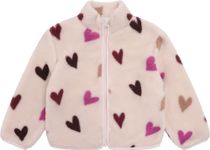 Minymo Teddy Jacket AOP w. Lining Mädchen Freizeitjacke