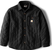 Carhartt Rain Defender Loose Fit Heavyweight Quilted Snap Front Shirt Jac Hemd für Outdoor Aktivitäten