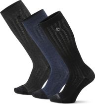Mens 3 Pack Danforth Solid Knee High