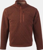 Heavyweight Drop Line Printed 1/2 Zip