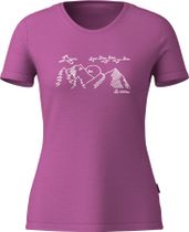 Löffler Women Printshirt Sunset Merino-tencel(tm) Damen T-Shirt für sämtliche Outdoor Aktivitäten