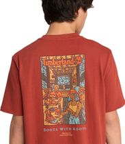 Mens Washed Boot Lab Back Graphic Tee