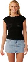 RipCurl Bossa Nova Textured Short Sleeve Tee Damen T-Shirt für sämtliche Outdoor Aktivitäten