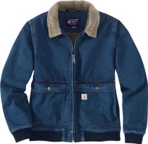 Carhartt Rugged Flex Relaxed Fit Denim Sherpa-lined Jacket Midlayer für Outdoor Aktivitäten