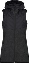CMP Woman Vest Long FIX Hood