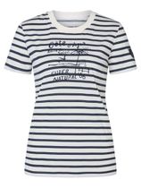 W Stripe Cote D'azur BIO J Tee